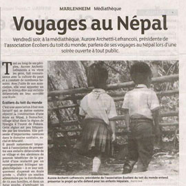 Voyages au Népal